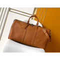 Heritage Leather Duffle — Tan