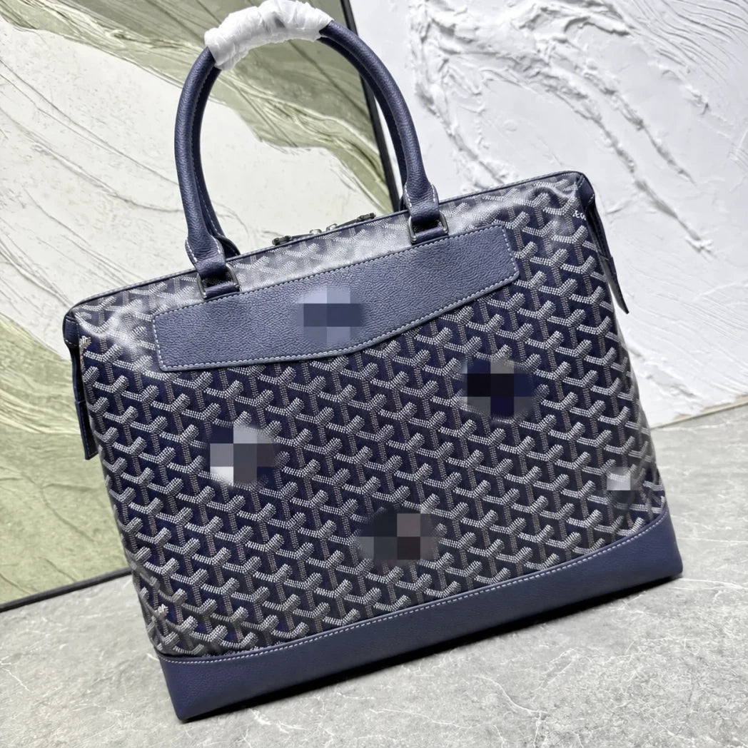 Regent Briefcase — Navy — View 2