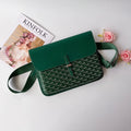 Goyard Crossbody and Vanity Bag Assortment — Green Flap Crossbody