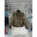 Fendi FF Jacquard Bomber Jacket in Tobacco Brown